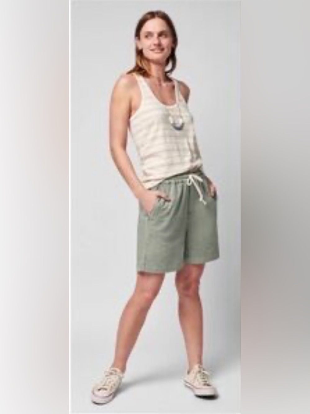 Faherty Sunwashed Racerback Tank in Retro Stripe M NWT